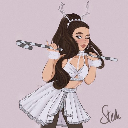 Мультяшна ариана гранде