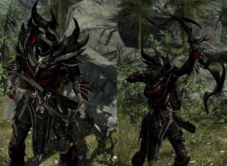 Даэдрическая броня скайрим