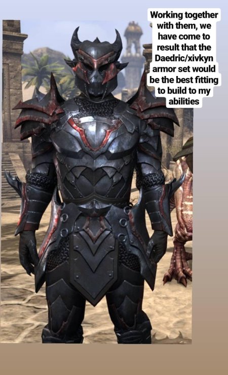 Даэдрическая броня тесо