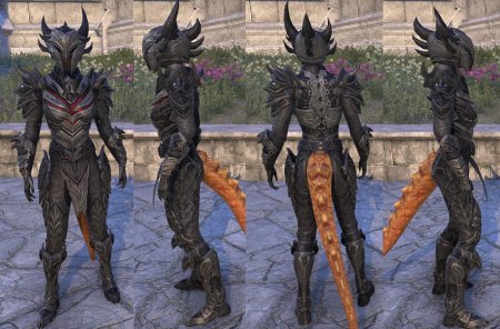 Teso стиль эбонитовая броня