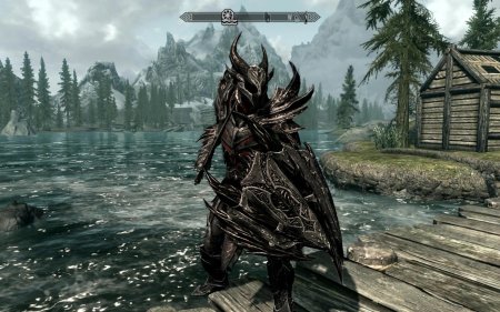 Даэдрический щит скайрим