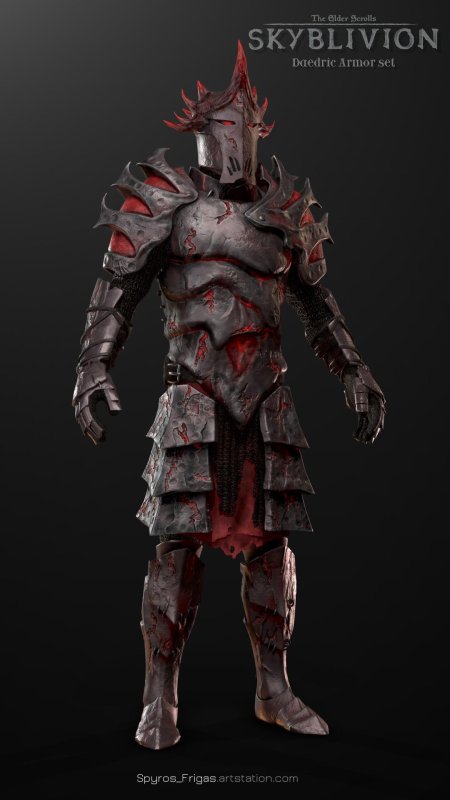 Skyblivion daedric armor