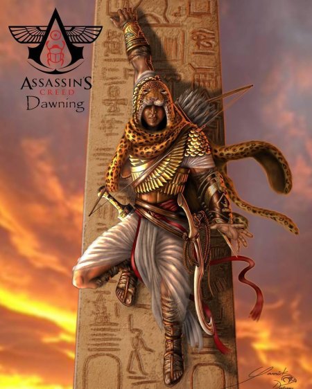 Египетский воин ассасин крид