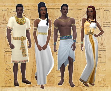 Sims египетская одежда