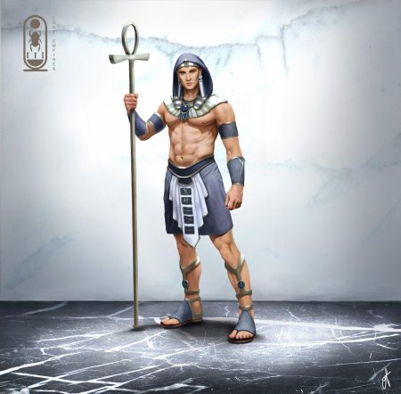 Египетский воин арт