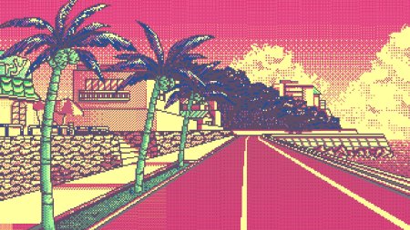 Хотлайн майами 8 бит