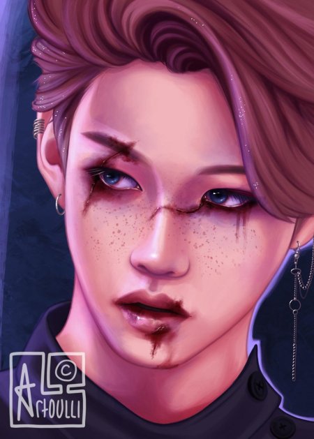 Феликс stray kids арт