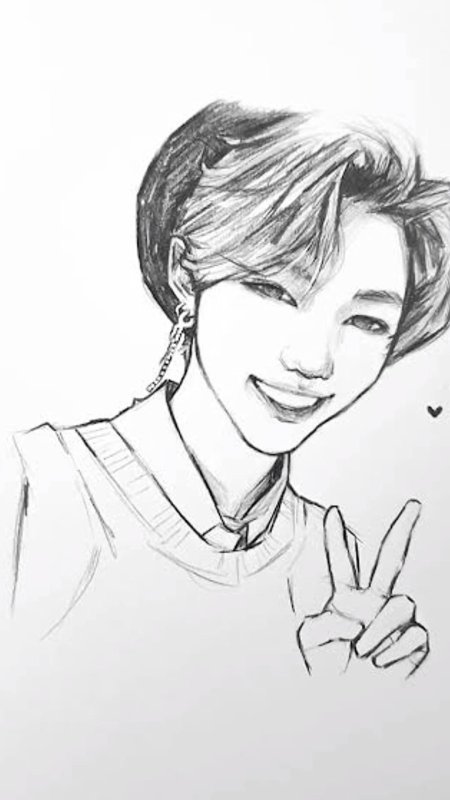 Стрей кидс рисунки карандашом