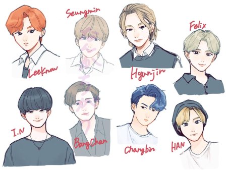 Стрей кидс для срисовки