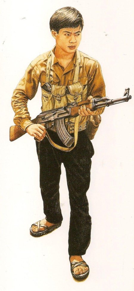 Вьетнамские солдаты вьетконг