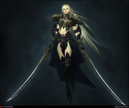 Блад эльфийка воин