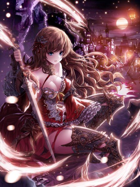 Аниме девушки воительницы