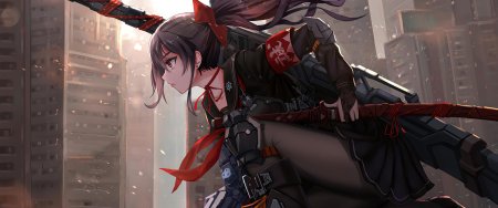 Аниме самурай девушка