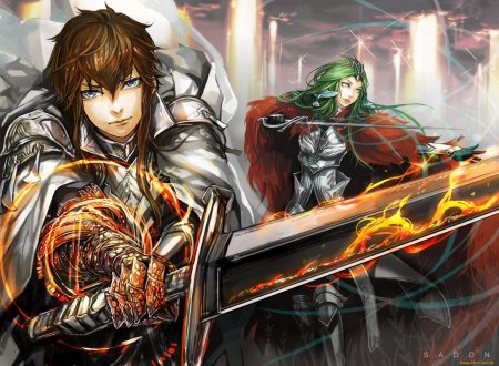 Рыцарь аниме арт