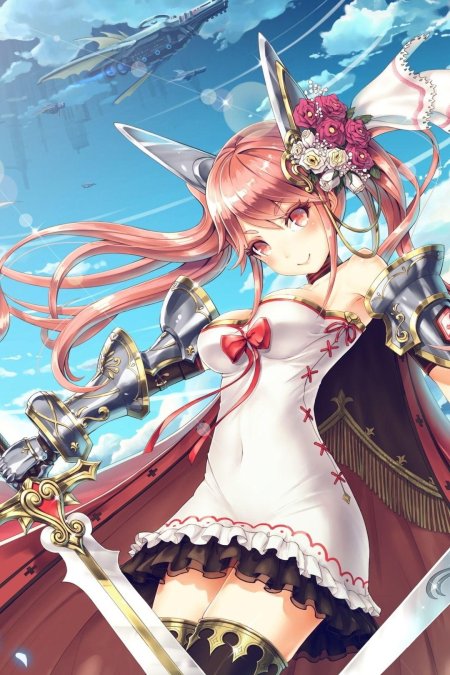 Аниме девушка с мечом