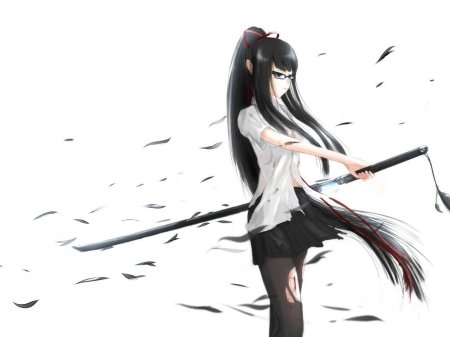 Девушка с катаной