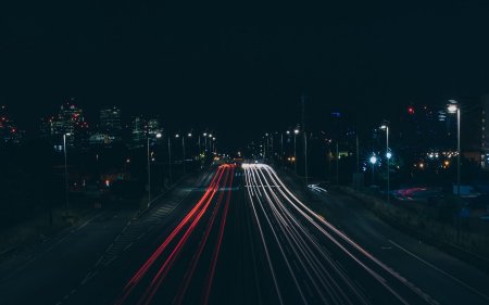 Ночная автострада сша