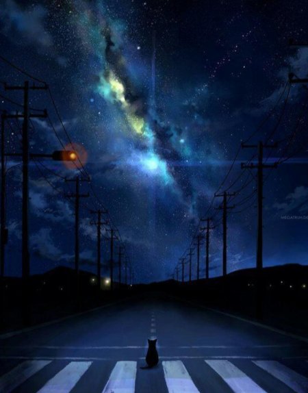 Ночное небо арт