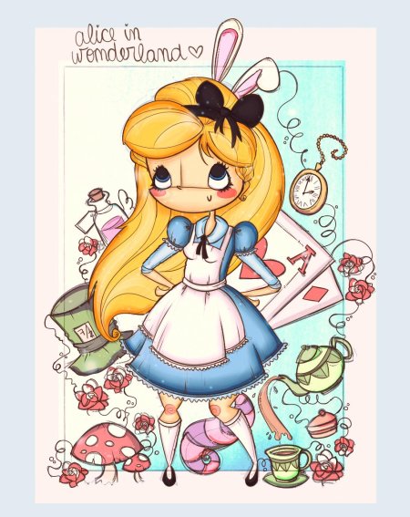Рисунки алиса в стране чудес