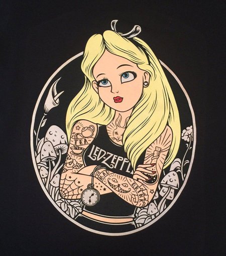 Принцессы дисней с тату