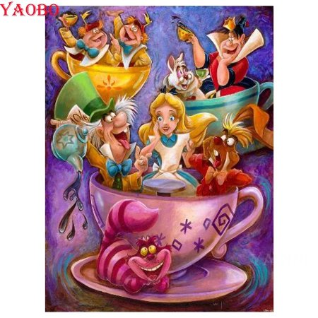 Пазл алиса в стране чудес