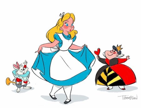 Алиса в стране чудес герои мультфильма