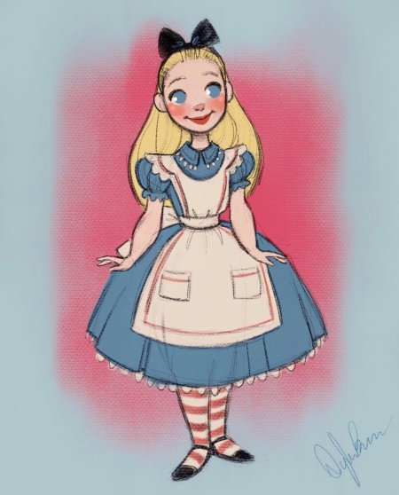 Алиса в стране чудес дисней герои