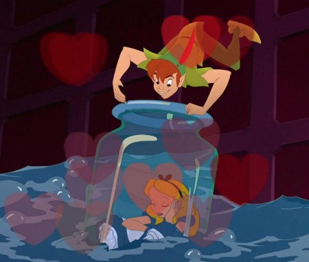 Питер пэн и алиса в стране чудес