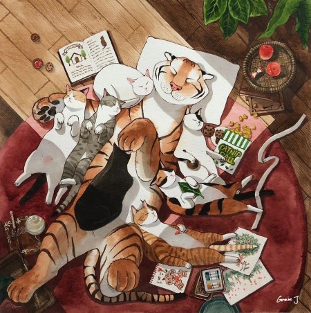 Тигрица арт