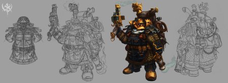 Гном инженер вархаммер фэнтези