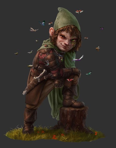 Дварф гном полурослик