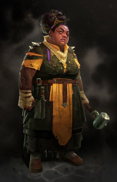 Дворф кузнец арт