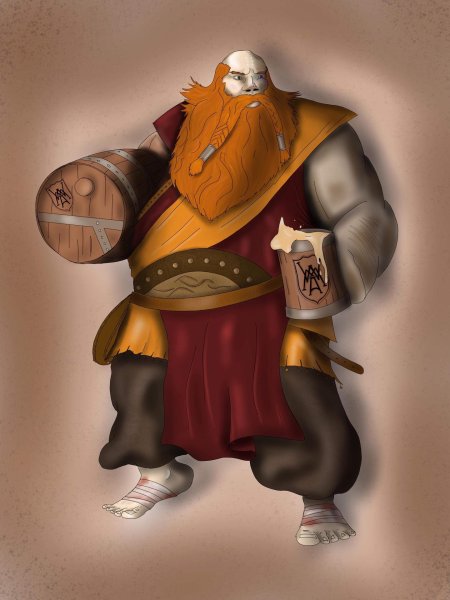 Монах днд арт