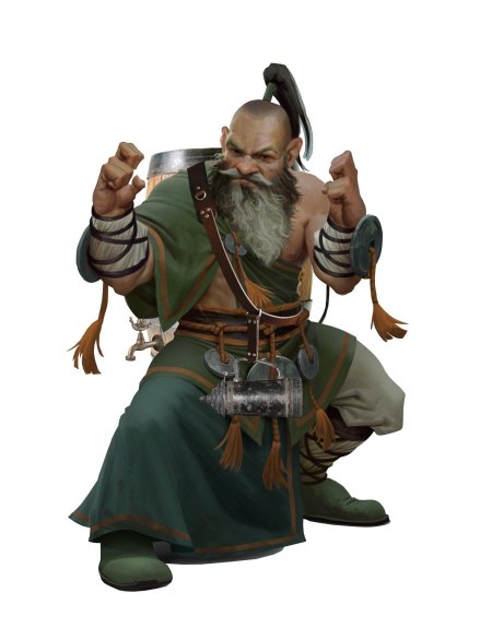 Дварф монах днд