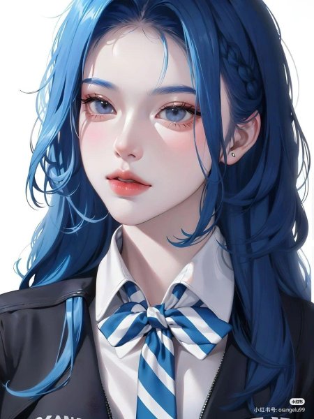 Рисунок девушка аниме