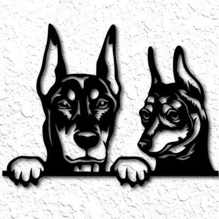 Эскиз доберман