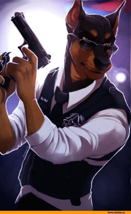 Фурри полицейский