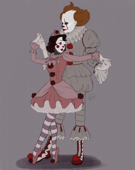 Клоун пеннивайз и джорджи любовь