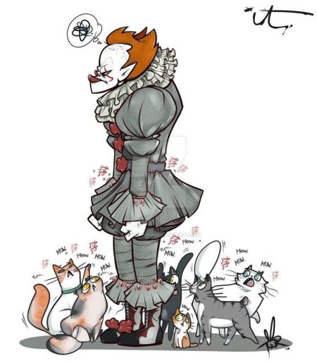 Пеннивайз и джорджи арты