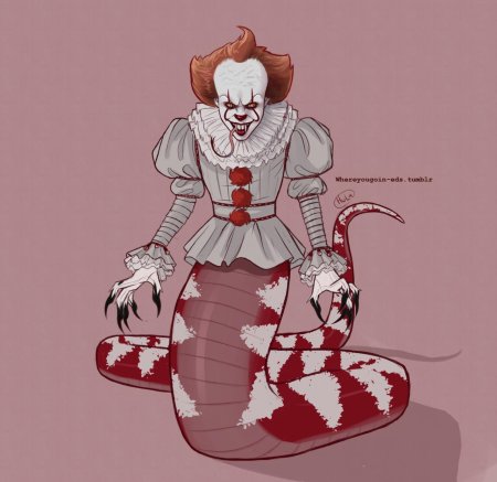 Клоун пеннивайз арт