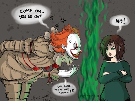 Самара морган и пеннивайз арты