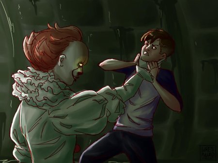 Пеннивайз и билли шип арт