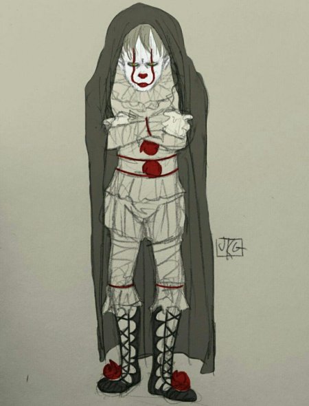 Клоун пеннивайз и джорджи любовь