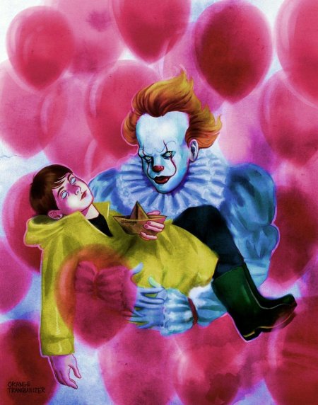 Клоун пеннивайз 2017 арт джорджи