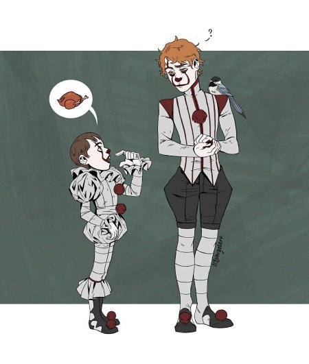 Пеннивайз и билл денбро арт