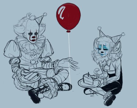 Раскраски оно клоун пеннивайз