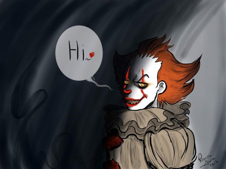 Клоун пеннивайз 2017