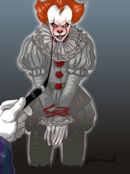 Клоун пеннивайз арт