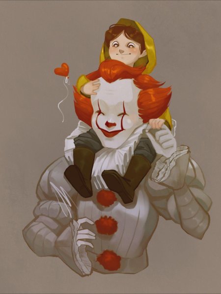 Клоун пеннивайз и джорджи