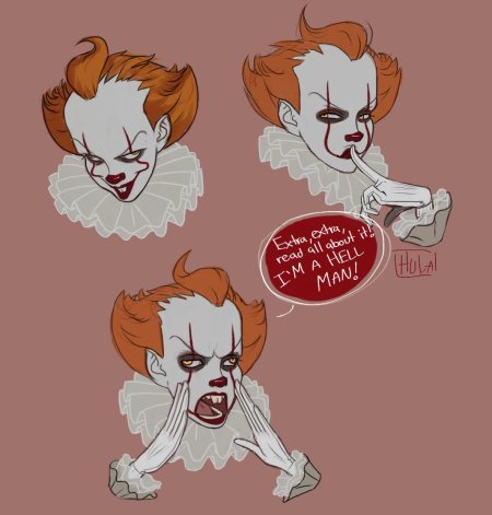 Клоун пеннивайз арт джорджи